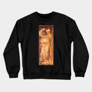 Temperantia (Temperance) by Sir Edward Coley Burne-Jones Crewneck Sweatshirt